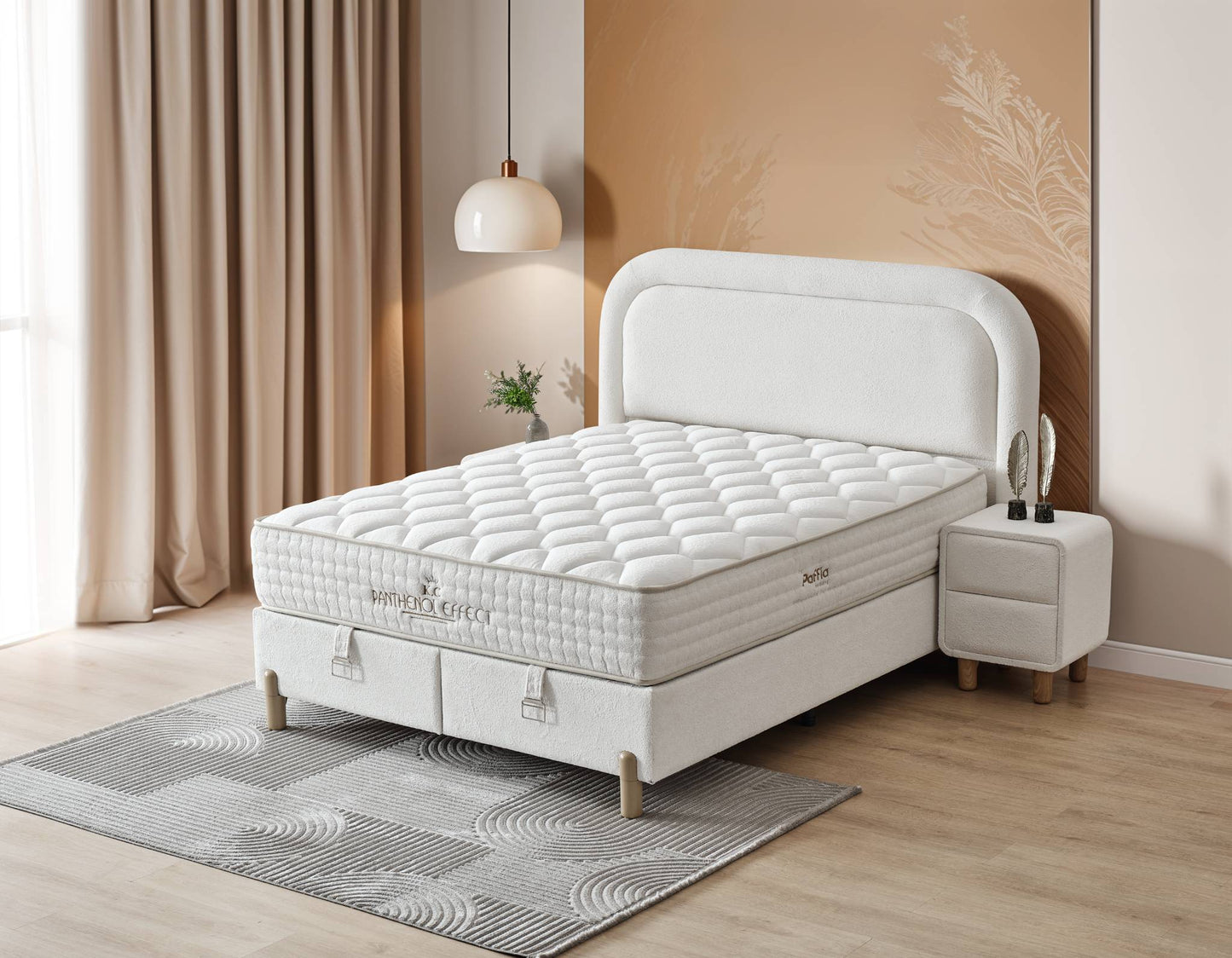 Boxspringbett Panthenol - Für tiefen Schlaf & frische Energie - Creme