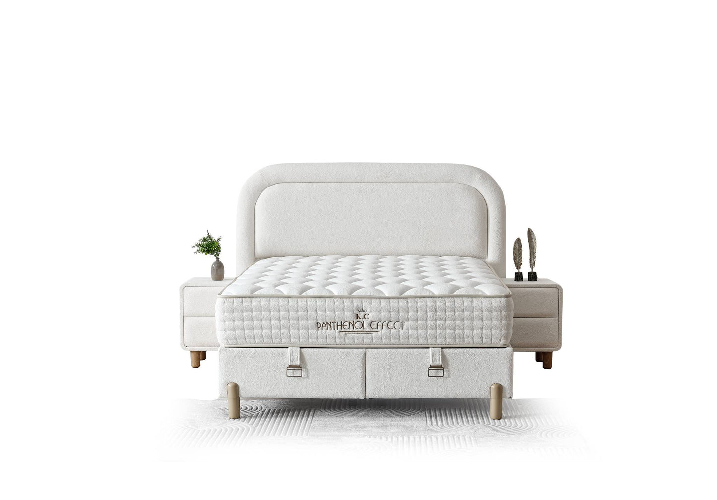 Boxspringbett Panthenol - Für tiefen Schlaf & frische Energie - Creme