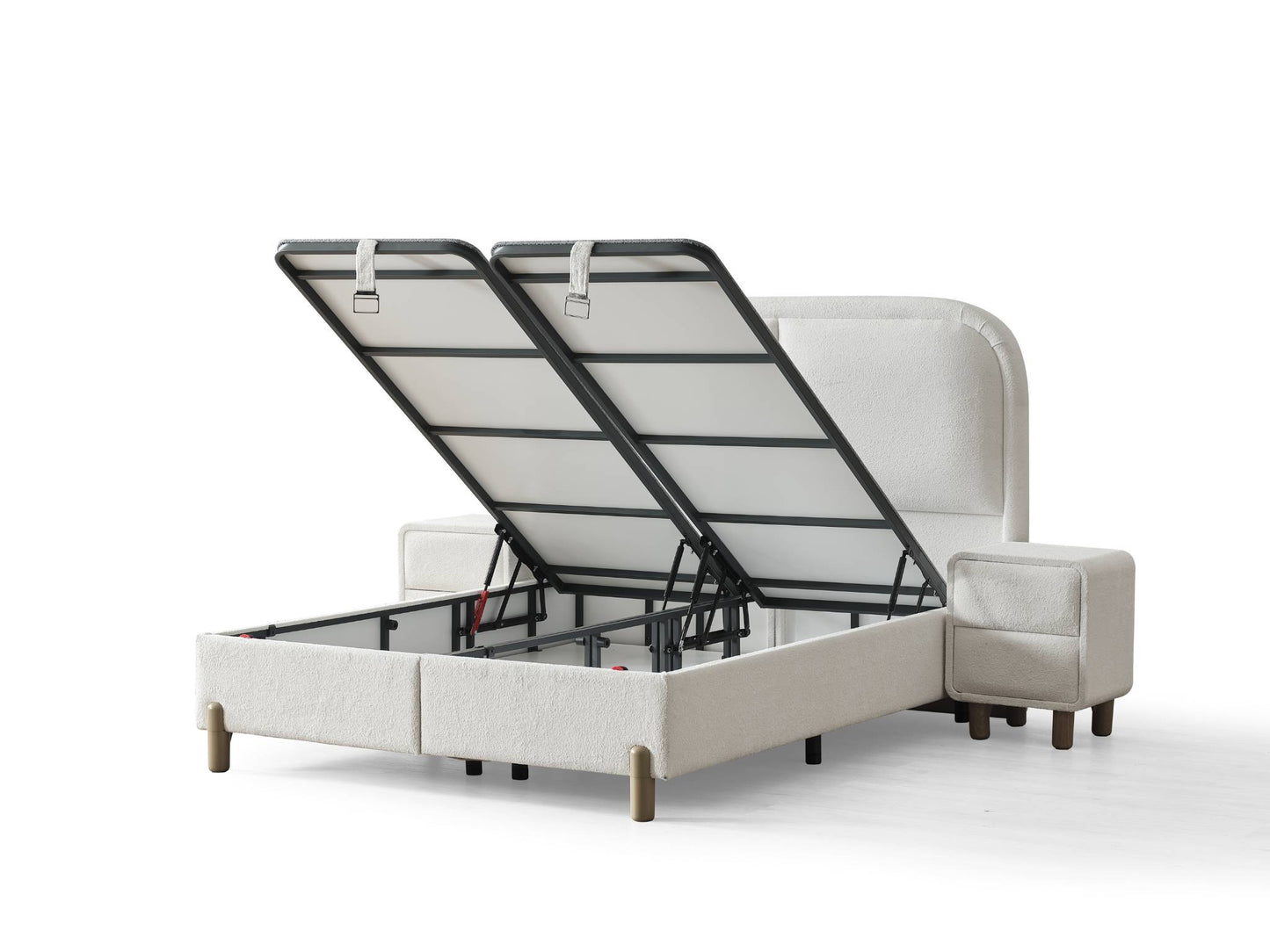 Boxspringbett Lotus Energy - Erholsamer Schlaf in seiner reinsten Form- Creme