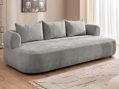 Ferro 4er Sofa - Komfort, der Charakter zeigt - Grau