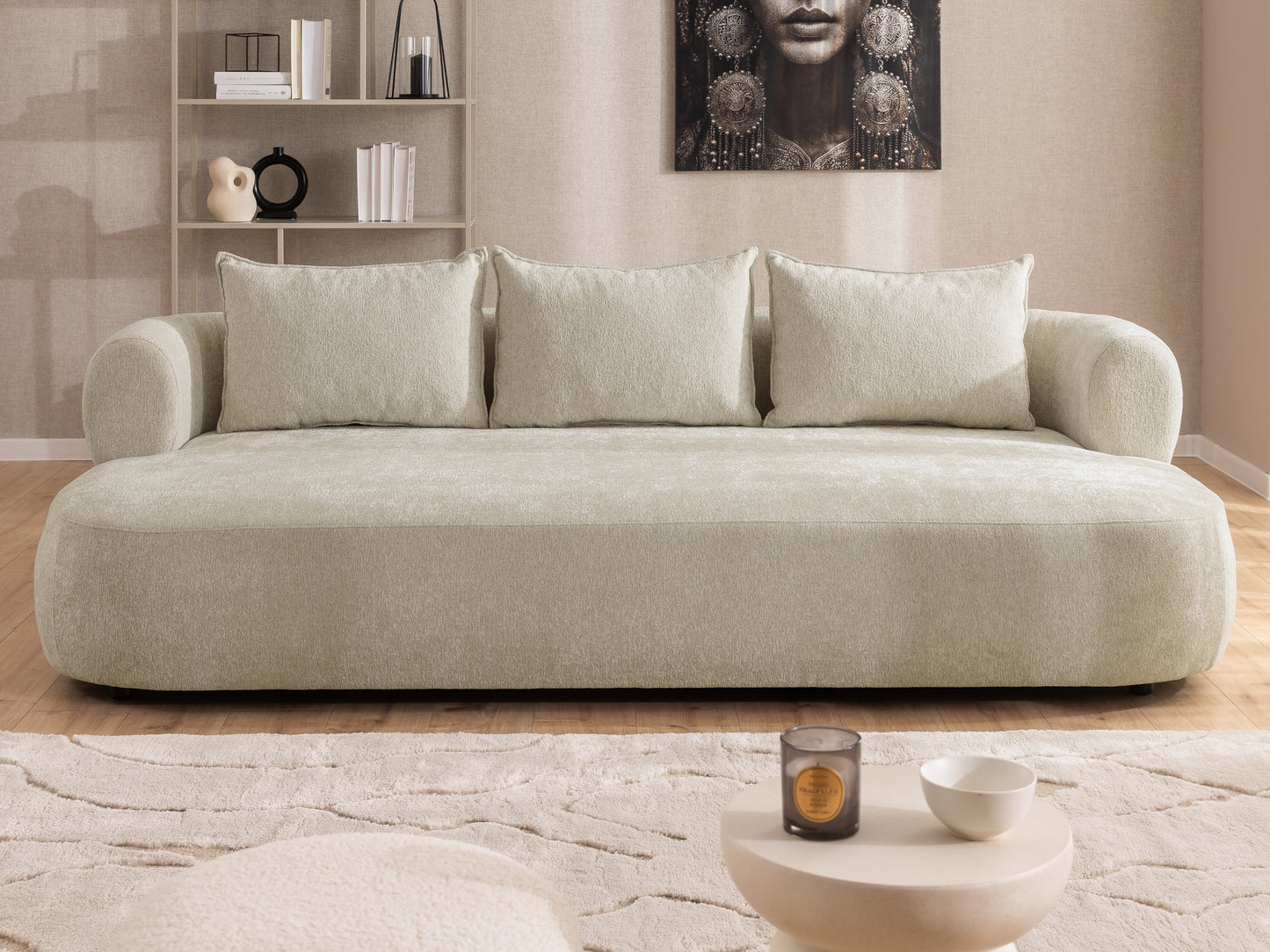 Ferro 4er Sofa - Komfort, der Charakter zeigt - Beige
