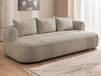 Ferro 4er Sofa - Komfort, der Charakter zeigt - Sand