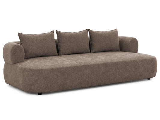 Ferro 4er Sofa - Komfort, der Charakter zeigt - Dunkelbraun