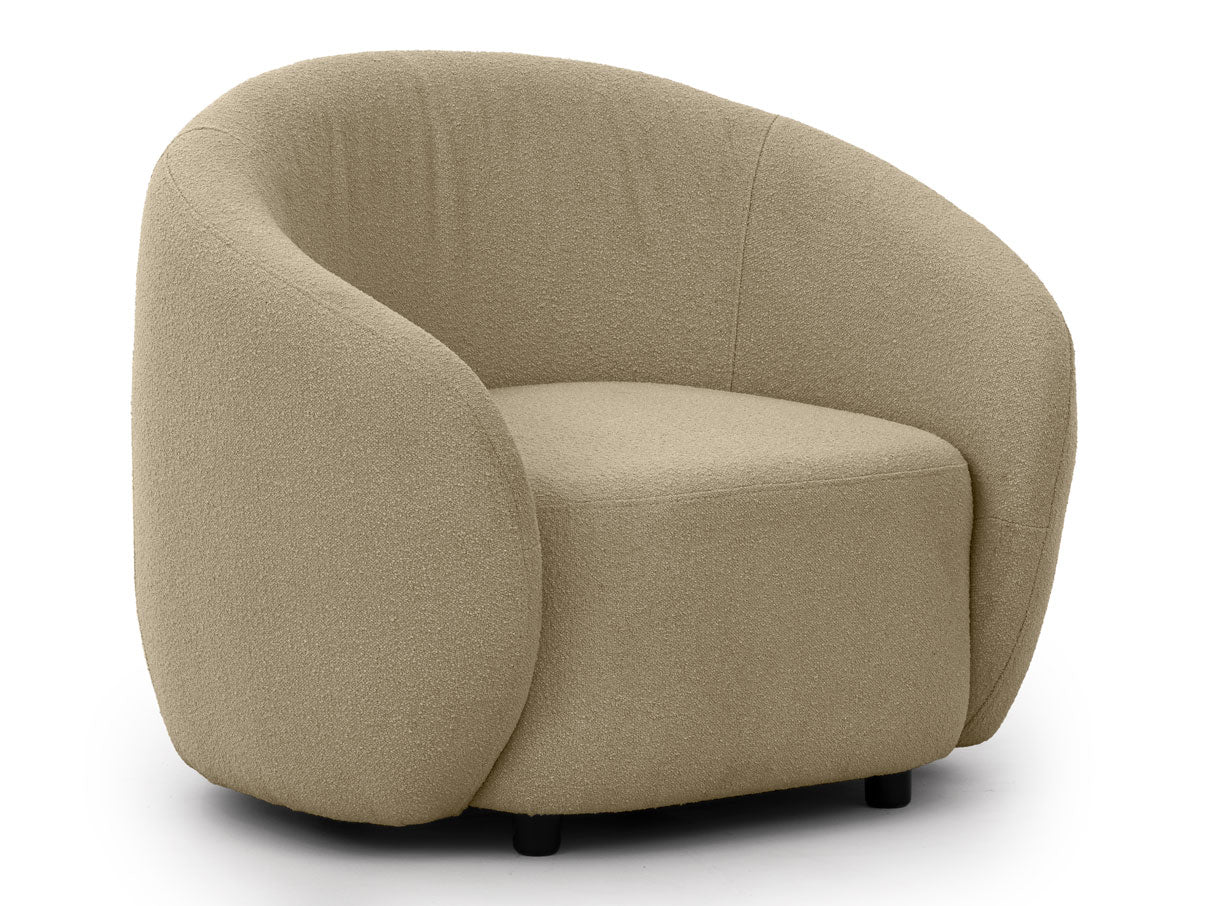 Bloom Bouclé Sessel - Braun