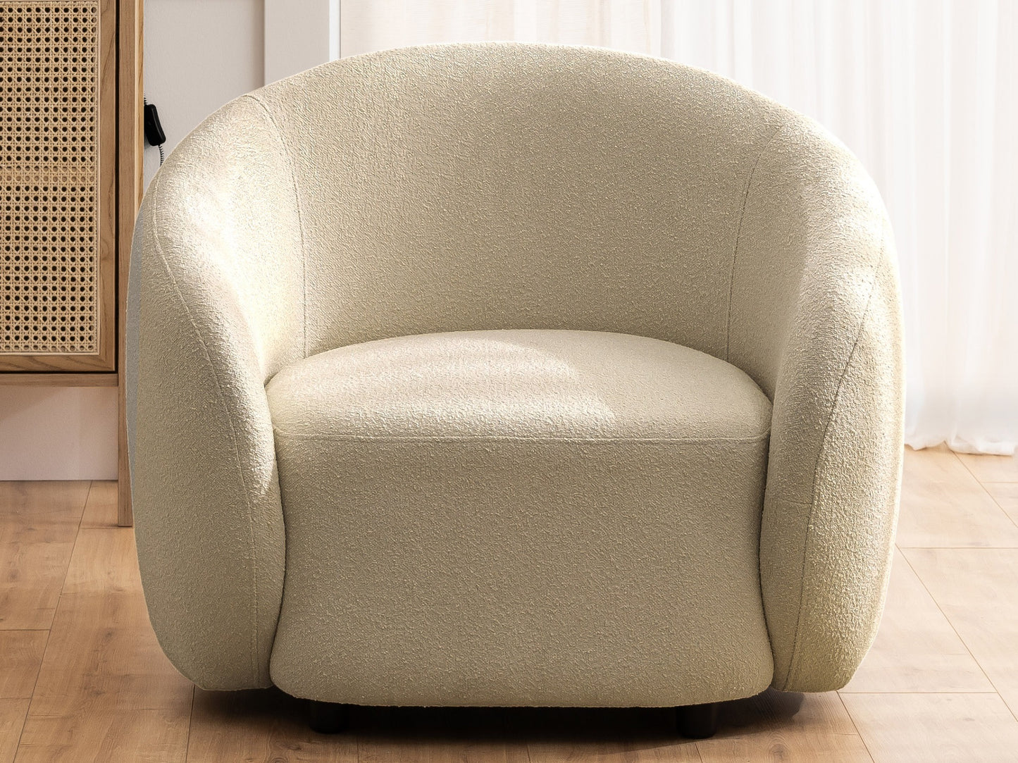 Bloom Bouclé Sessel - Braun