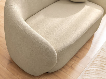 Bloom Bouclé Sessel - Braun