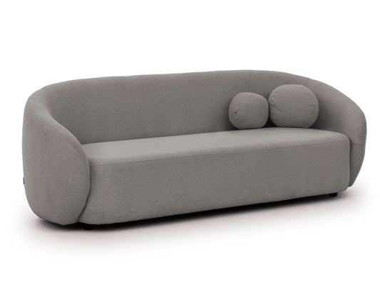Bloom 3er Sofa - Modernes Bouclé-Sofa - Grau