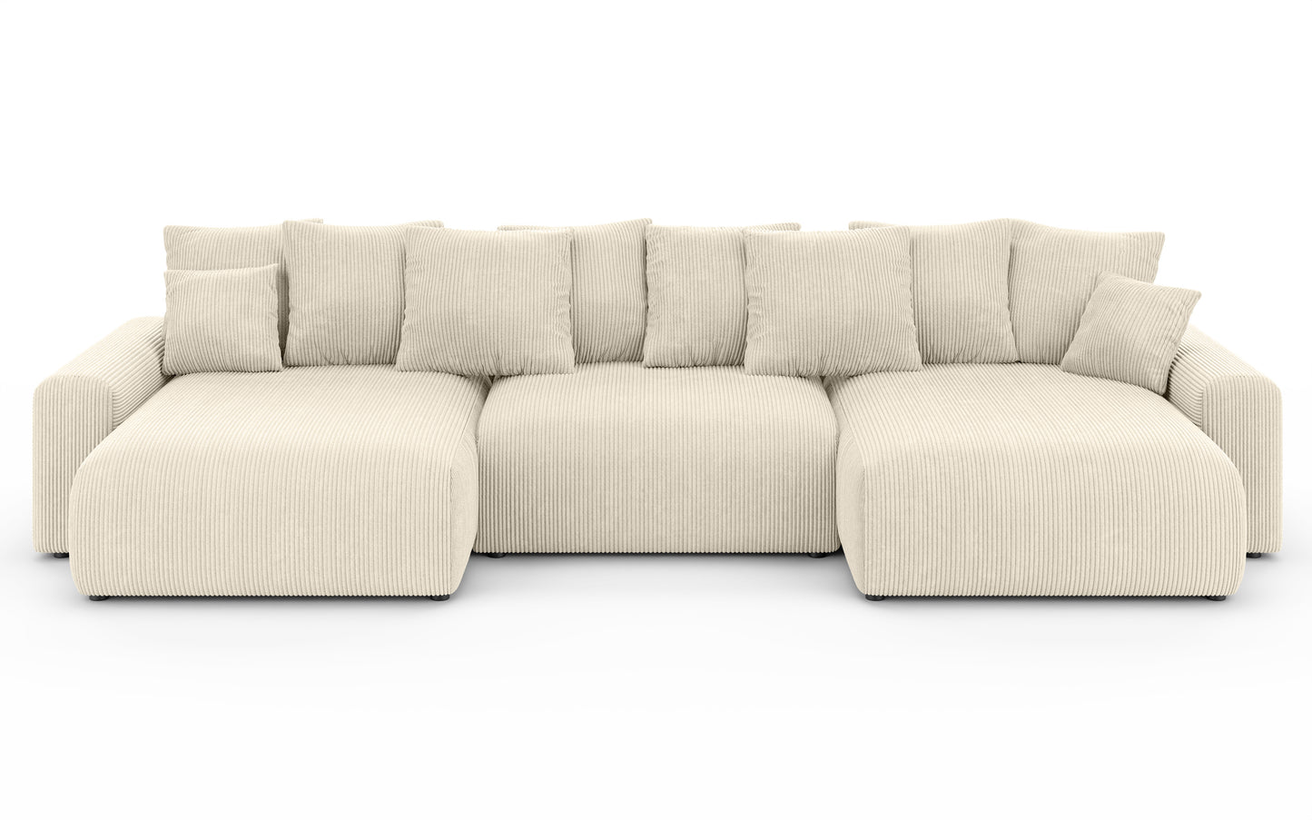 Sofa Luma U-Form - Raum für Entspannung, Stil für Ihr Zuhause - Beige