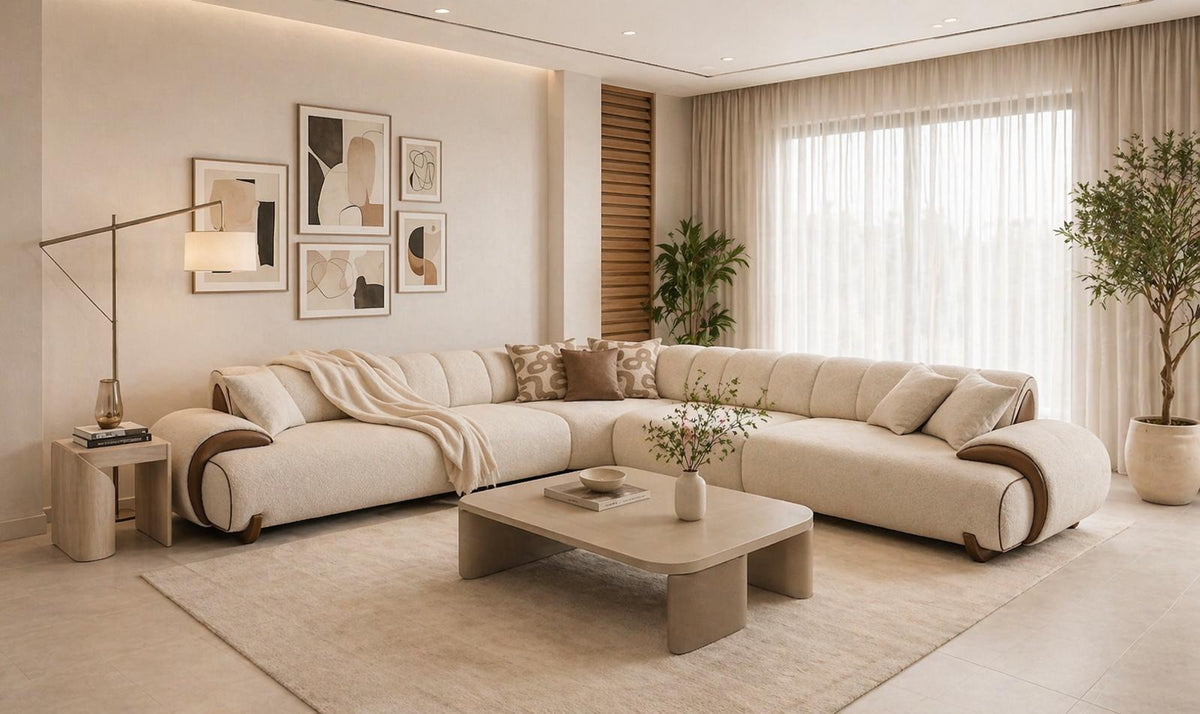 Ecksofa Siena - Beige