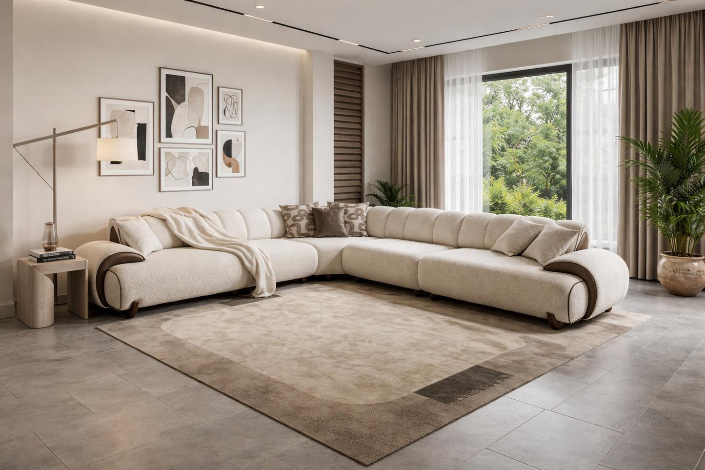 Ecksofa Siena - Beige