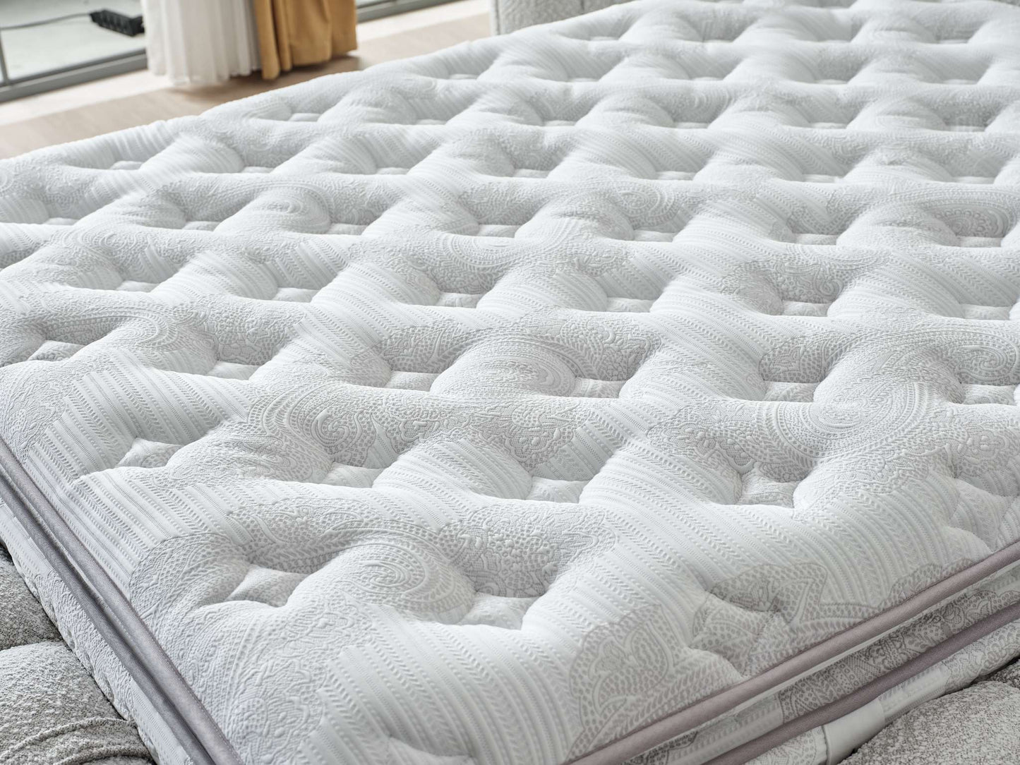 Boxspringbett Polo - Komfort, der dich umarmt - Creme-Beige