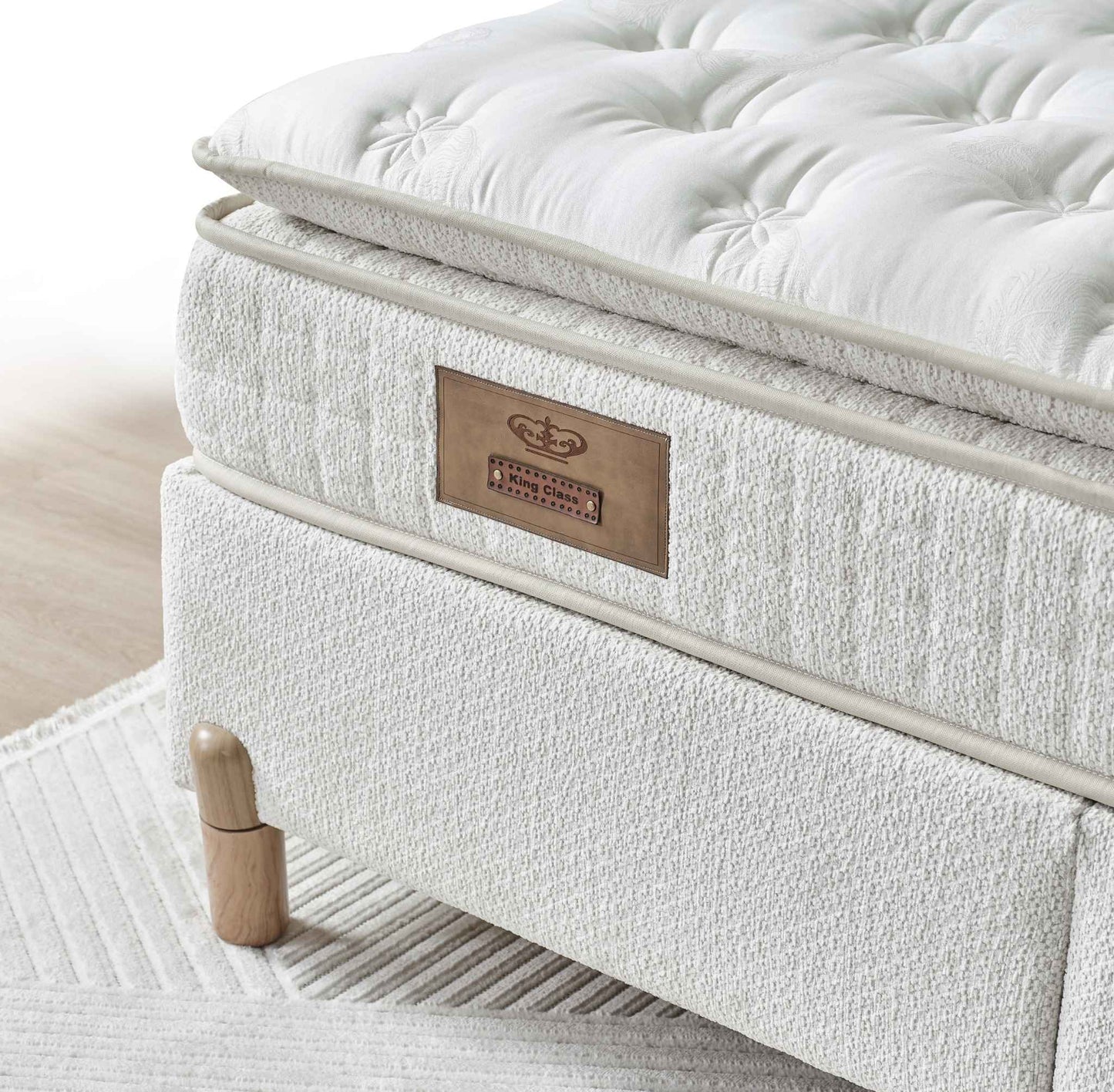 Boxspringbett Senna - Aufwachen in Leichtigkeit - Creme