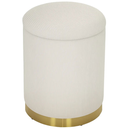 CordHalo Storage Ottoman - Cremeweiß