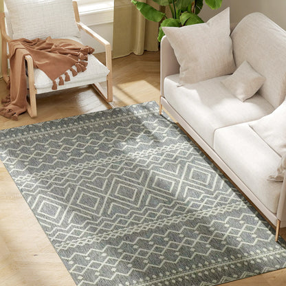 BohoWeave Flat Teppich - Grau