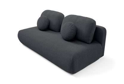 Sofa Tovo – Schlichtes Design, entspannter Komfort - Dunkelgrau
