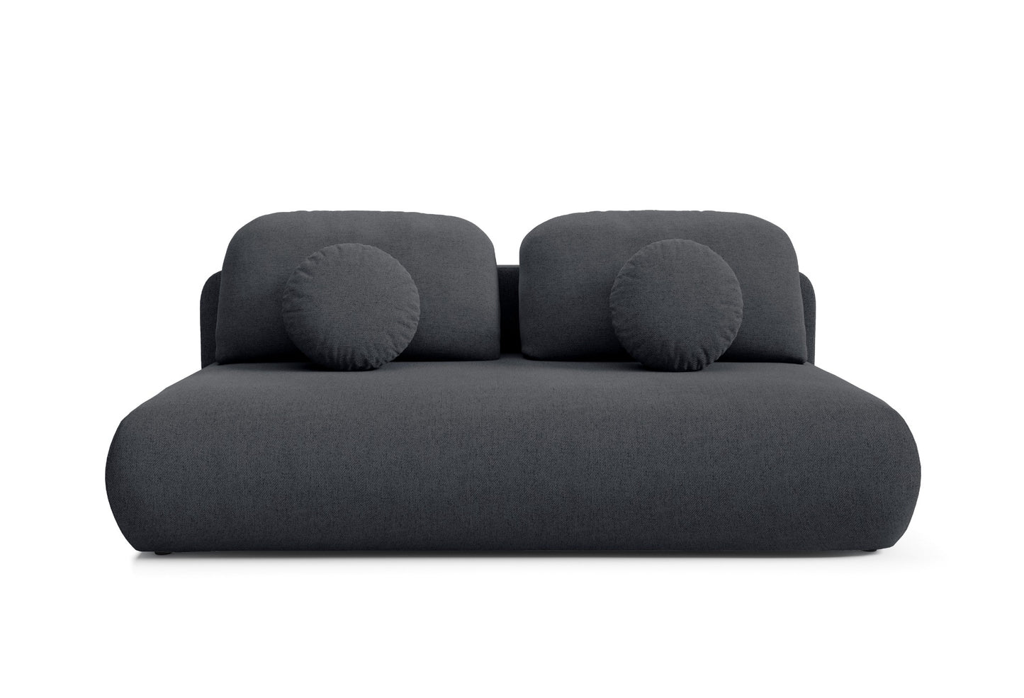 Sofa Tovo – Schlichtes Design, entspannter Komfort - Dunkelgrau