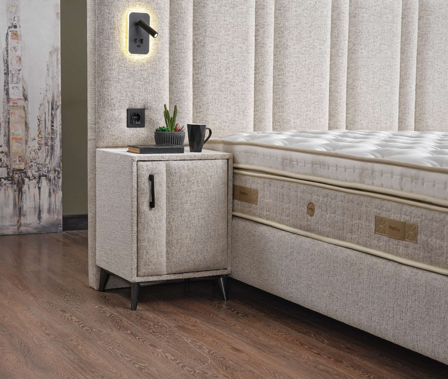 Boxspringbett Hugga - Geborgenheit neu definiert - Creme