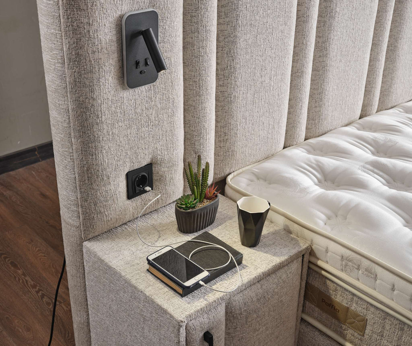 Boxspringbett Hugga - Geborgenheit neu definiert - Creme
