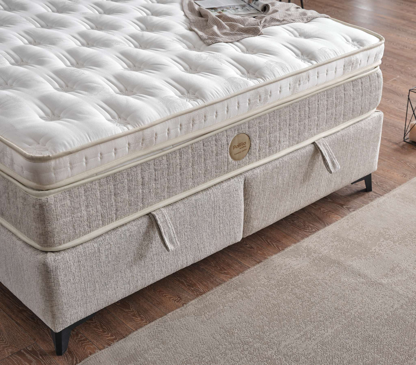 Boxspringbett Hugga - Geborgenheit neu definiert - Creme