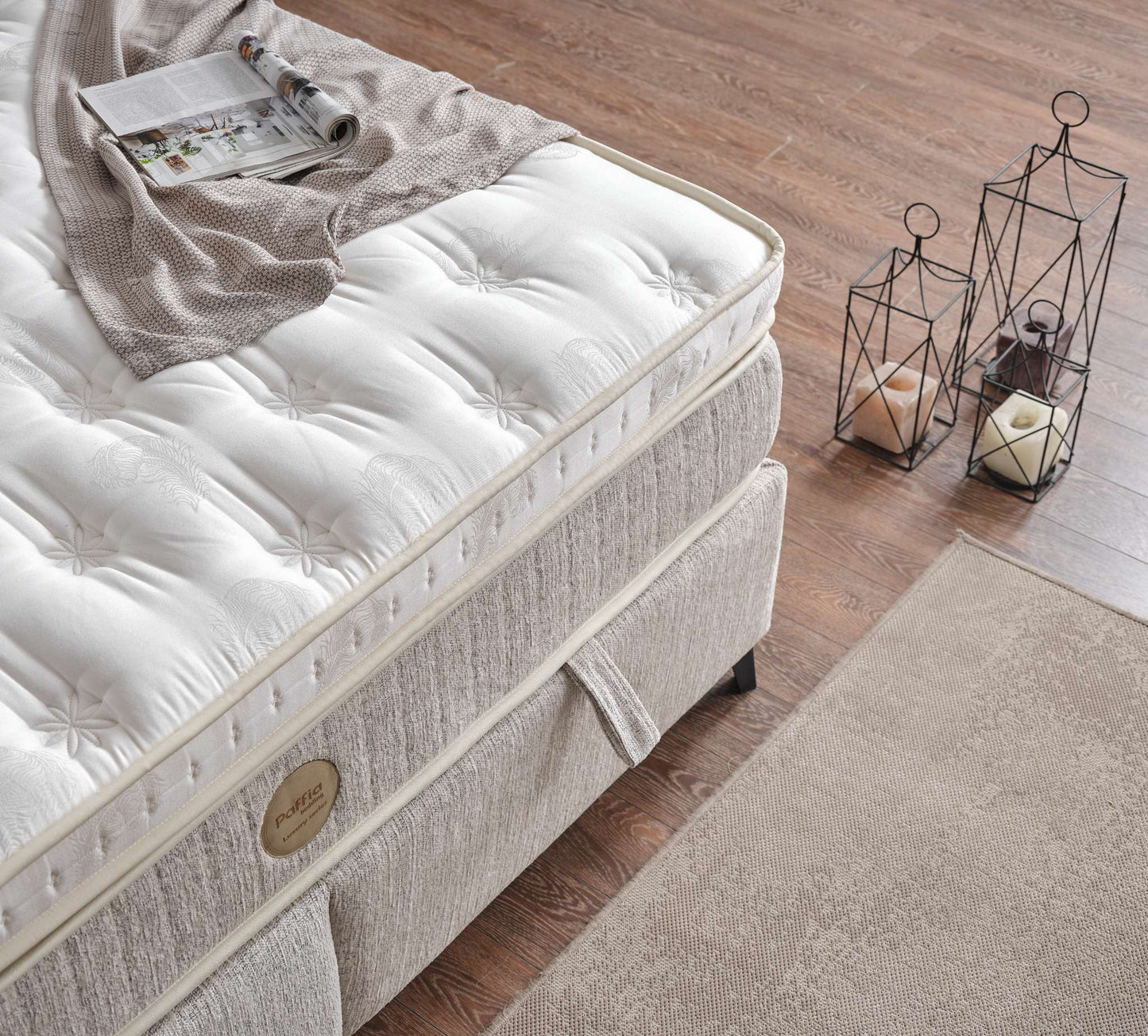 Boxspringbett Hugga - Geborgenheit neu definiert - Creme