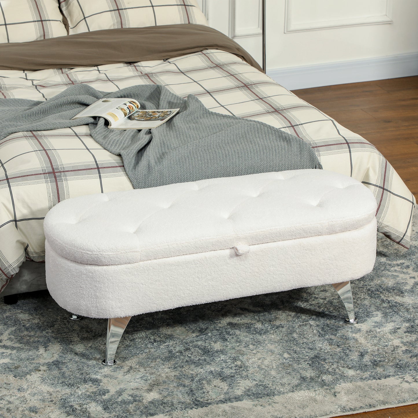 PlushStore Bench - Weiß