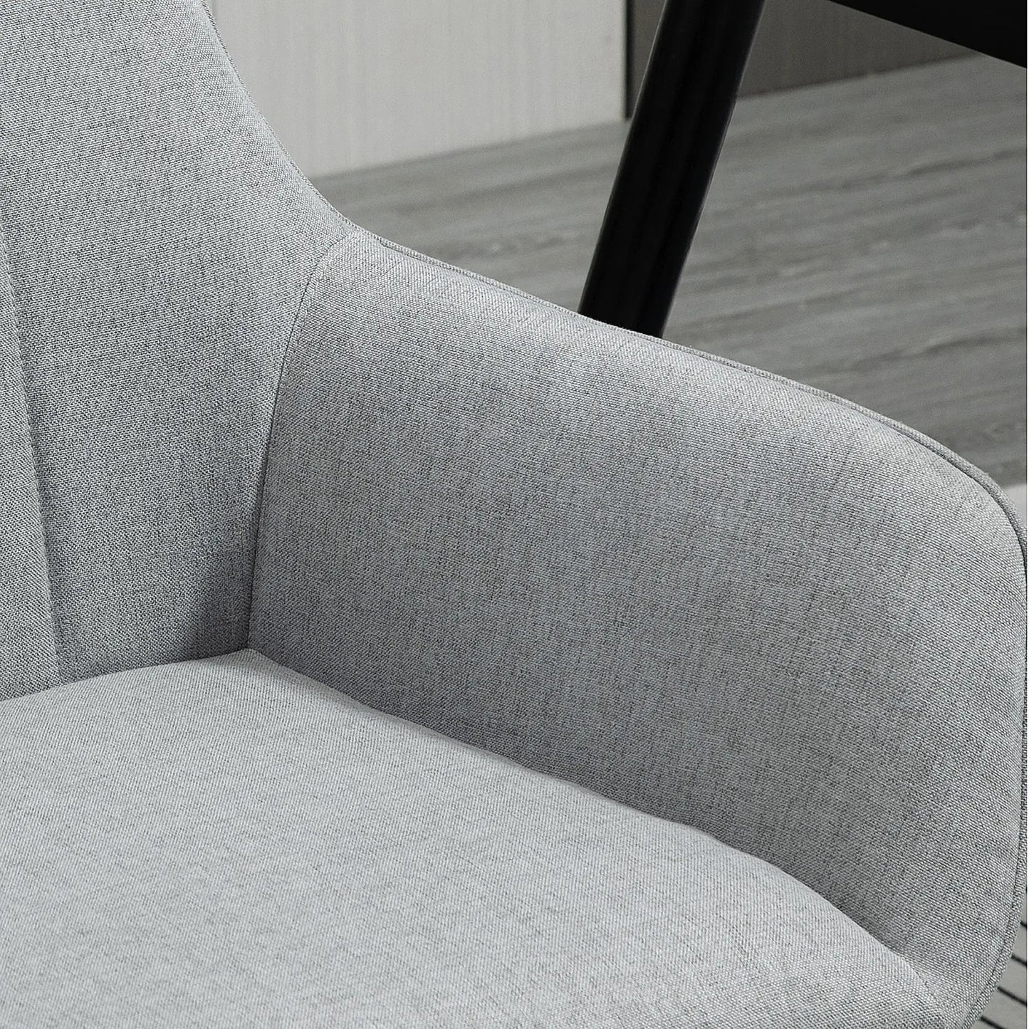 NordSoft Duo – 2er Stuhl-Set im skandinavischen Stil - Hellgrau