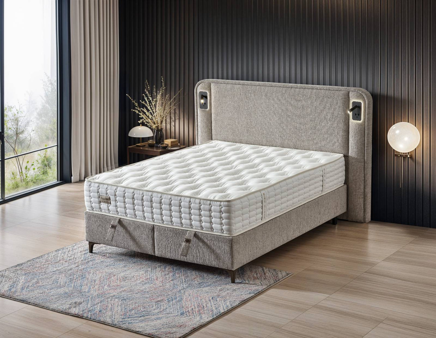Boxspringbett Marvel - Komfort, der begeistert - Beige